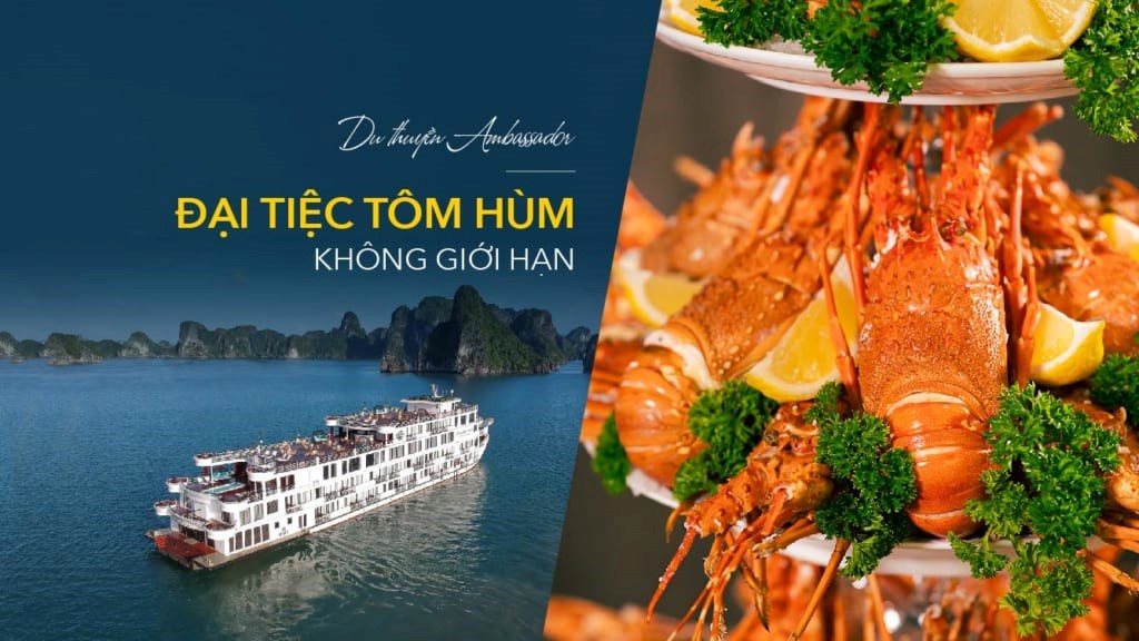 Menu ăn uống du thuyền Ambassador Cruise